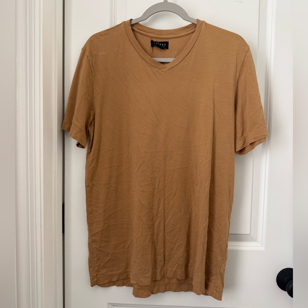 Men’s Camel V-neck